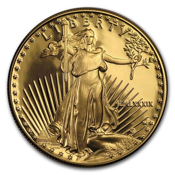 1989-W 1 oz Proof Gold American Eagle (w/Box & COA) 1989-W 1 oz Proof Gold American Eagle (w/Box & COA)